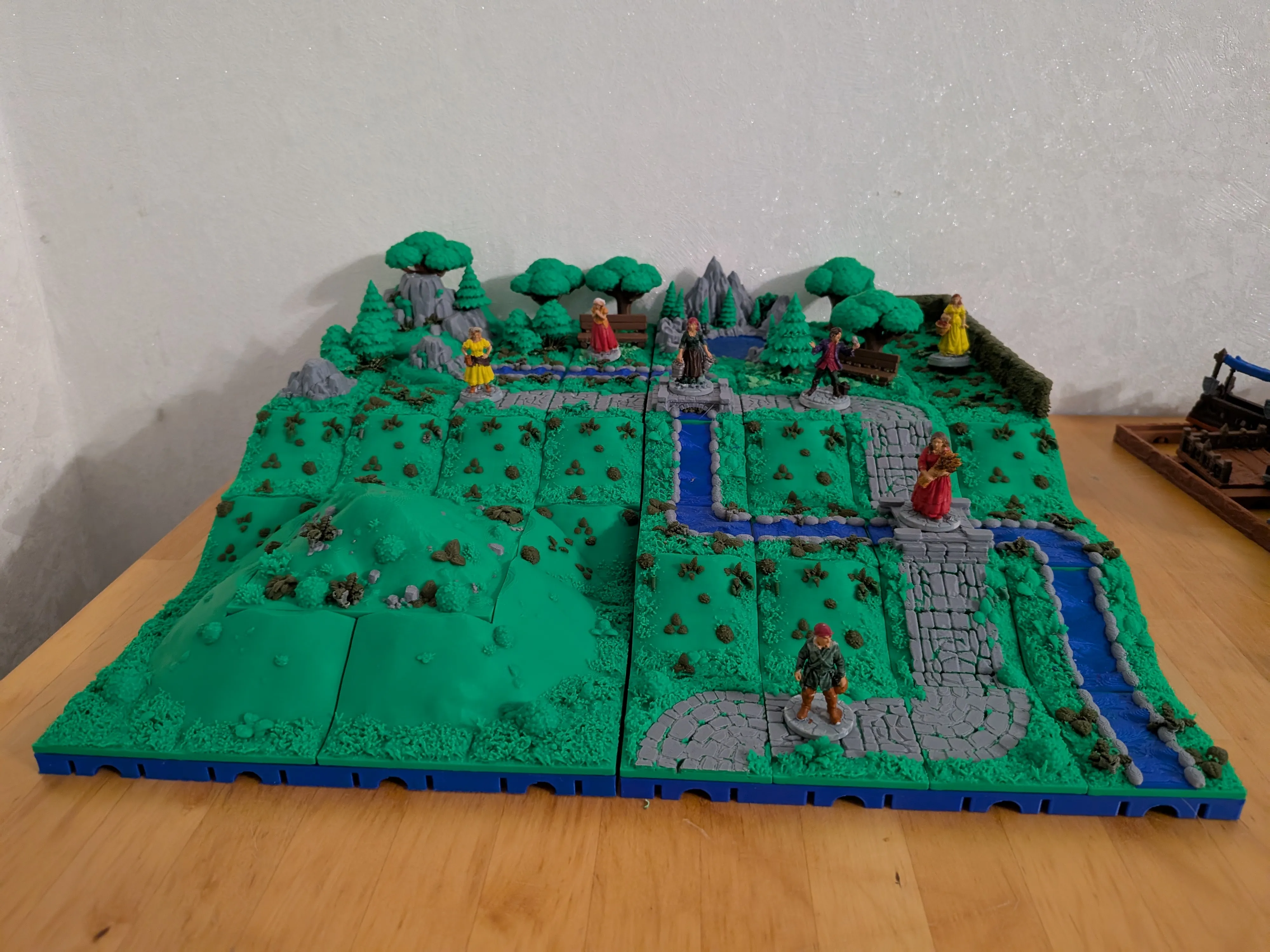 3D terrain set — ბუნება, მდინარეები და ბილიკები thumbnail 4