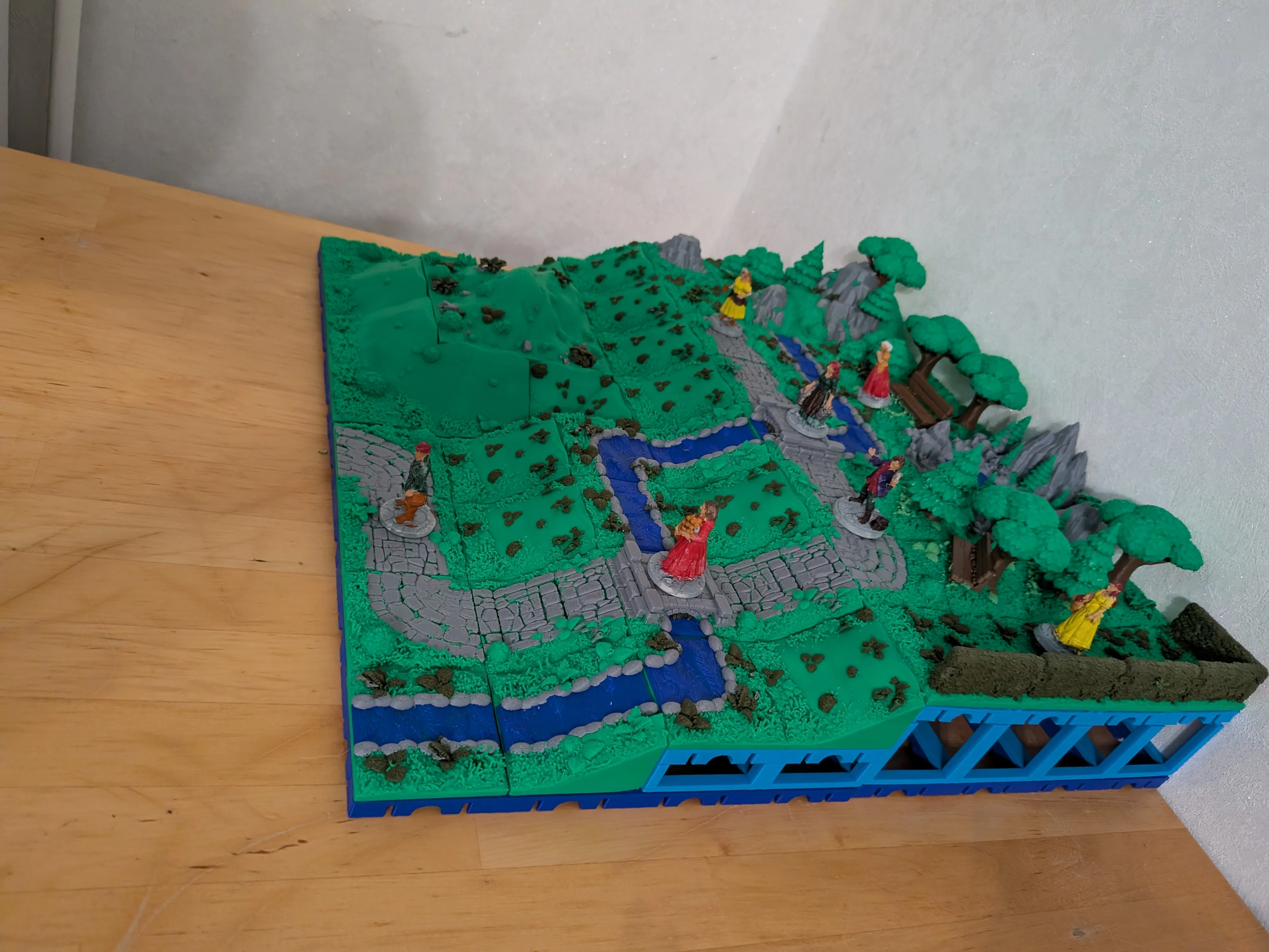 3D terrain set — ბუნება, მდინარეები და ბილიკები thumbnail 3