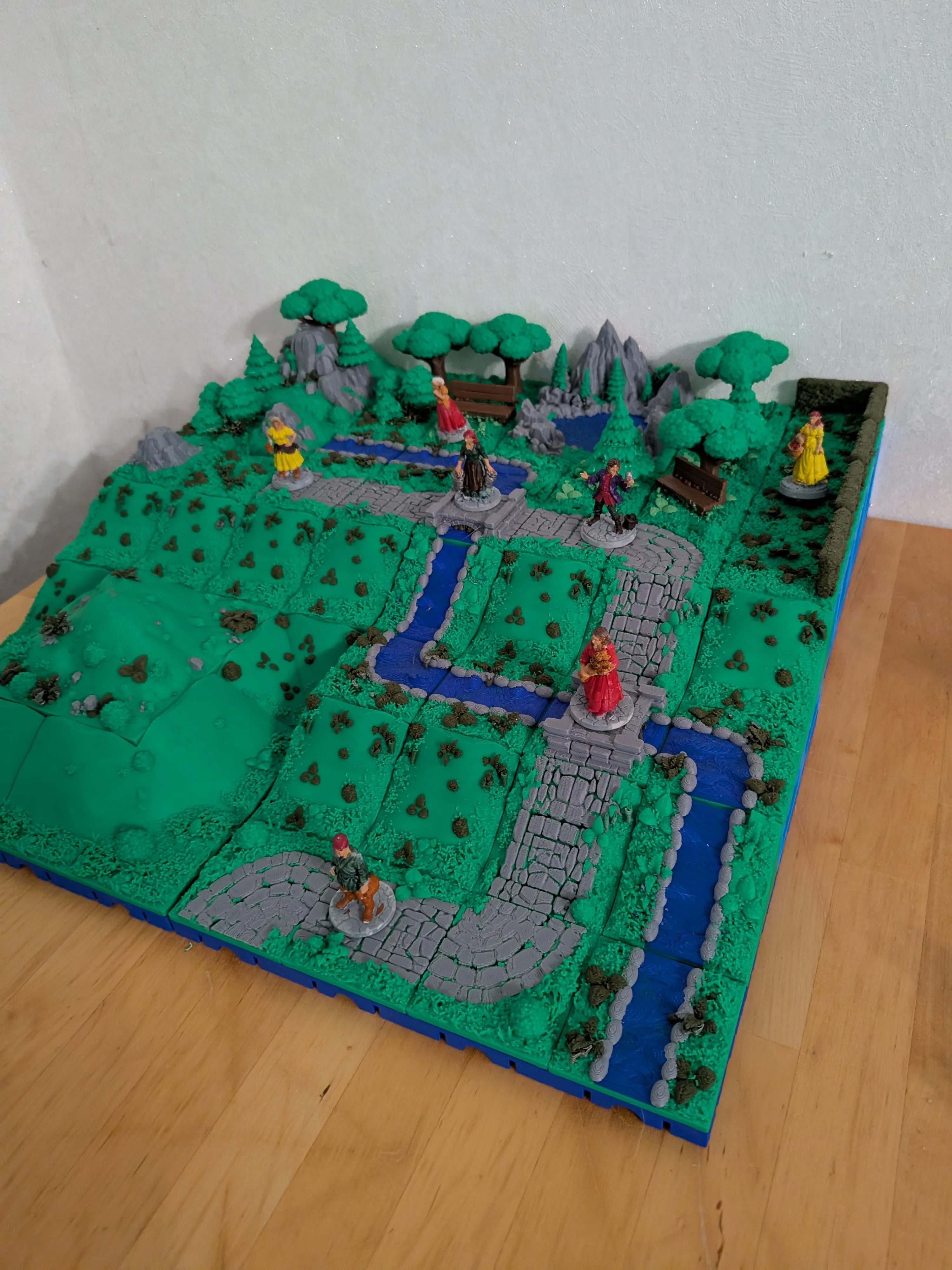 3D terrain set — ბუნება, მდინარეები და ბილიკები thumbnail 5